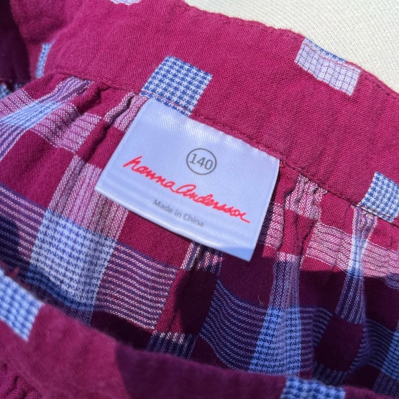 Hanna Andersson Girls Kids Size 10 Large 140 Dress Maroon - Picture 5 of 5